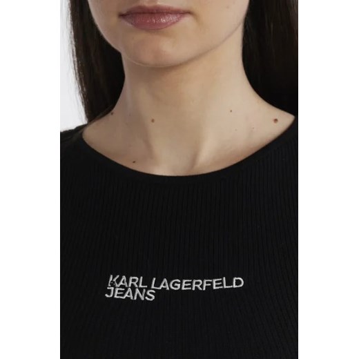 Sukienka Karl Lagerfeld na wiosnę czarna 