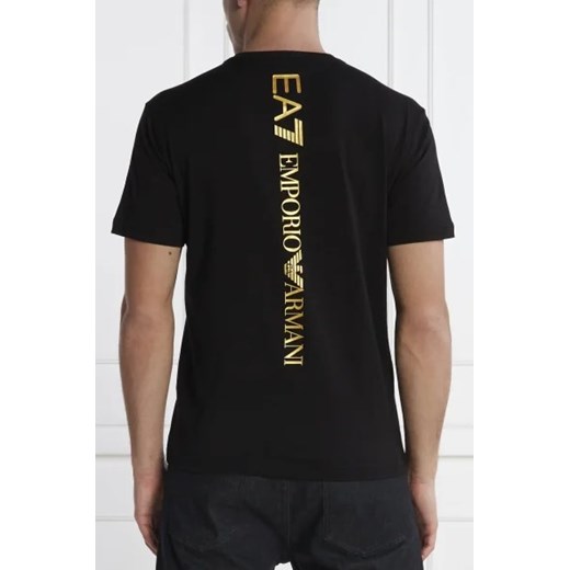 T-shirt męski Emporio Armani z krótkim rękawem z bawełny