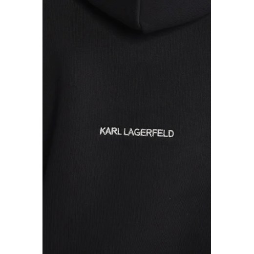 Karl Lagerfeld Bluza ikonik 2.0 glitter | Loose fit Karl Lagerfeld XS Gomez Fashion Store promocja