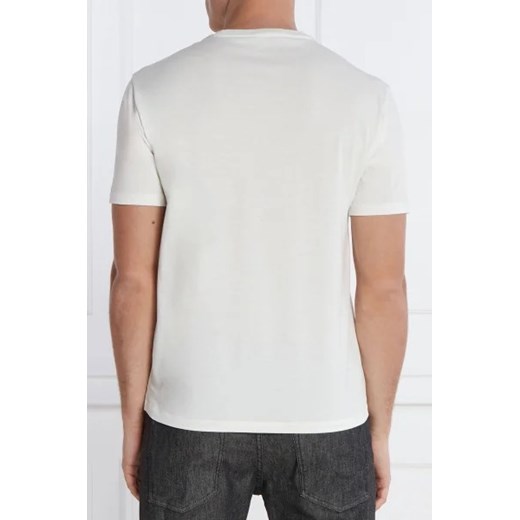 Biały t-shirt męski Armani Exchange z krótkim rękawem