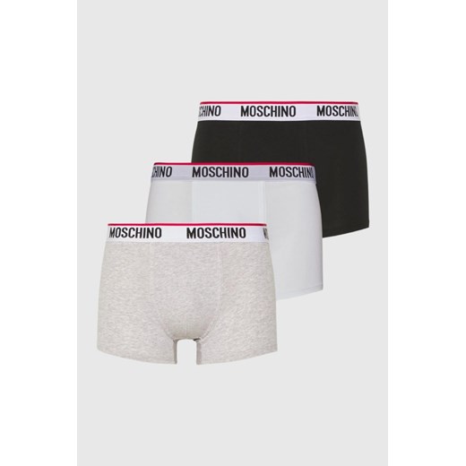 MOSCHINO Zestaw bokserek męskich 3 kolory, Rozmiar XL ze sklepu outfit.pl w kategorii Majtki męskie - zdjęcie 167714707