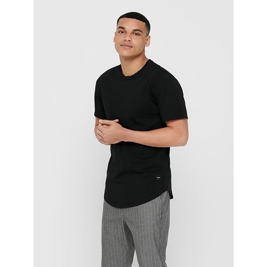 ONLY &amp; SONS Koszulka &quot;Matt&quot; w kolorze czarnym ze sklepu Limango Polska w kategorii T-shirty męskie - zdjęcie 167716975