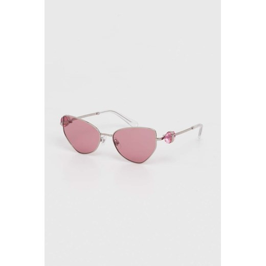 Swarovski okulary przeciwsłoneczne 5679531 LUCENT kolor różowy ze sklepu ANSWEAR.com w kategorii Okulary przeciwsłoneczne damskie - zdjęcie 167718368