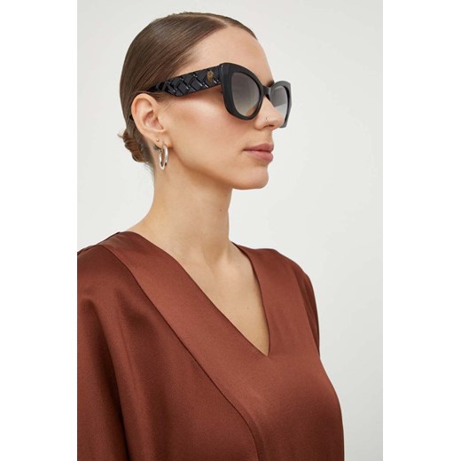 Kurt Geiger London okulary przeciwsłoneczne damskie kolor czarny ze sklepu ANSWEAR.com w kategorii Okulary przeciwsłoneczne damskie - zdjęcie 167718576