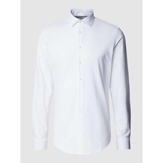 Koszula biznesowa o kroju slim fit z kołnierzykiem typu cutaway ze sklepu Peek&Cloppenburg  w kategorii Koszule męskie - zdjęcie 167719097