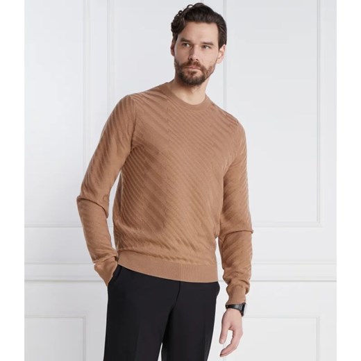 BOSS BLACK Wełniany sweter Palwino | Regular Fit ze sklepu Gomez Fashion Store w kategorii Swetry męskie - zdjęcie 167720705