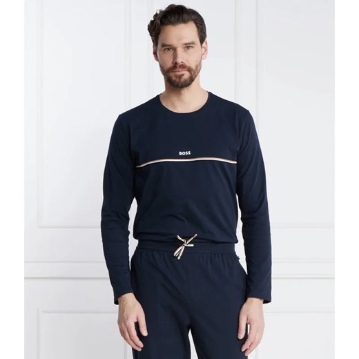 BOSS BLACK Longsleeve Unique LS-Shirt | Regular Fit M okazja Gomez Fashion Store