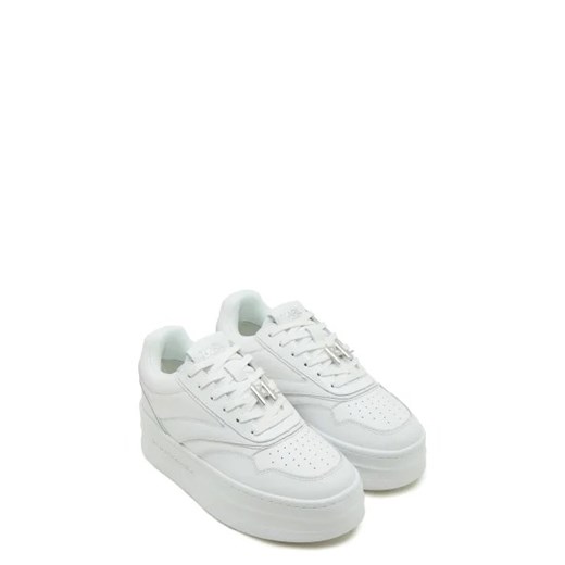 Białe buty sportowe damskie Karl Lagerfeld sneakersy z tworzywa sztucznego 