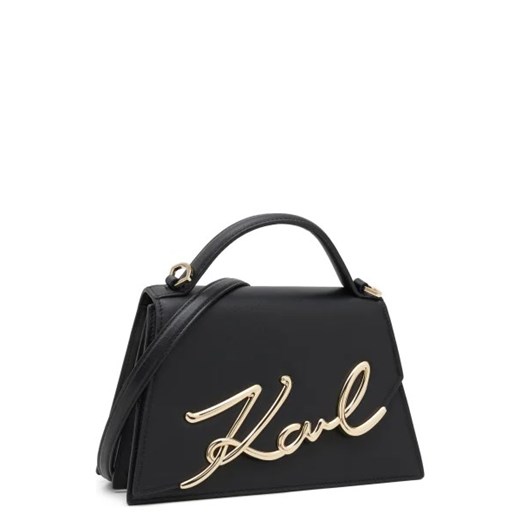 Karl Lagerfeld Skórzana torebka na ramię k/signature 2.0 md Karl Lagerfeld OS okazja Gomez Fashion Store