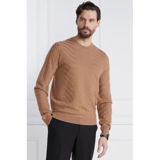 BOSS Wełniany sweter Palwino | Regular Fit XL Gomez Fashion Store