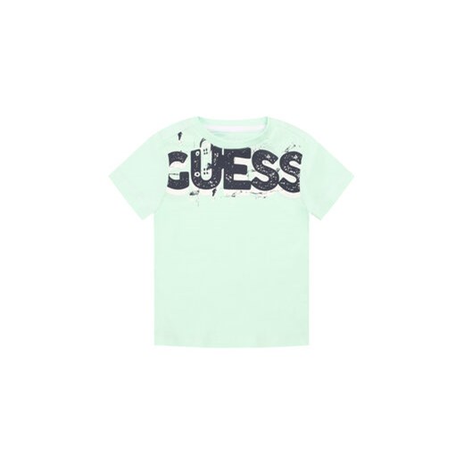 Guess T-Shirt N02I08 K5M20 Zielony Regular Fit Guess 4 wyprzedaż MODIVO