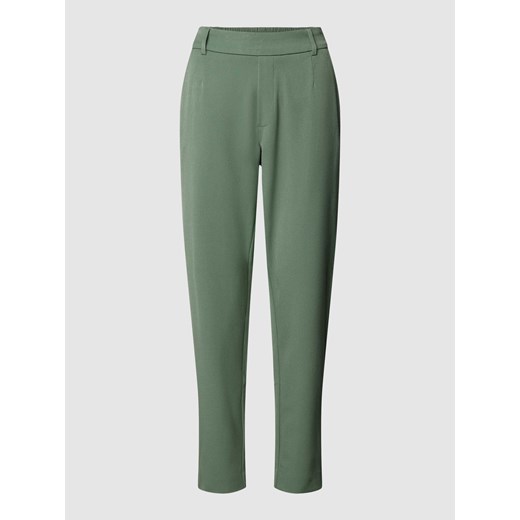 Spodnie materiałowe o kroju slim fit z zakładkami w pasie model ‘VARONE’ ze sklepu Peek&Cloppenburg  w kategorii Spodnie damskie - zdjęcie 167731285