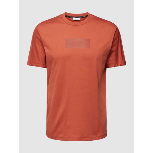 T-shirt z detalem z logo ze sklepu Peek&Cloppenburg  w kategorii T-shirty męskie - zdjęcie 167731455