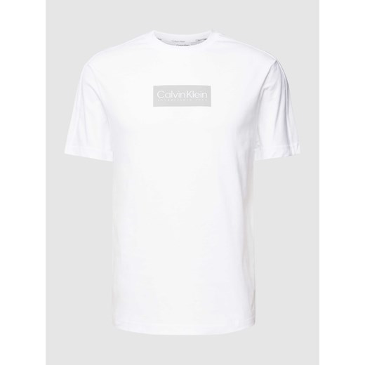 T-shirt z detalem z logo ze sklepu Peek&Cloppenburg  w kategorii T-shirty męskie - zdjęcie 167731549