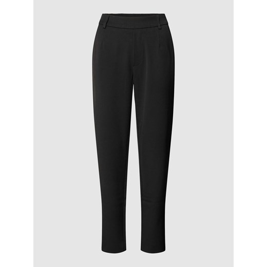 Spodnie materiałowe o kroju slim fit z zakładkami w pasie model ‘VARONE’ ze sklepu Peek&Cloppenburg  w kategorii Spodnie damskie - zdjęcie 167731569