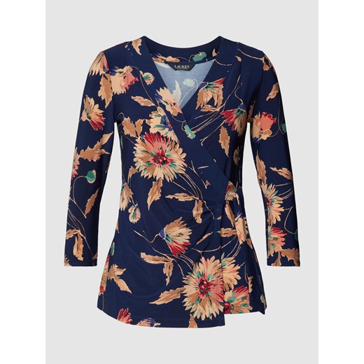 Bluzka z długim rękawem w stylu kopertowym model ‘JAINAB’ ze sklepu Peek&Cloppenburg  w kategorii Bluzki damskie - zdjęcie 167731637