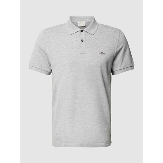 Koszulka polo z wyhaftowanym logo model ‘SHIELD’ ze sklepu Peek&Cloppenburg  w kategorii T-shirty męskie - zdjęcie 167732009
