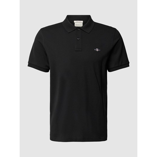 Koszulka polo z wyhaftowanym logo model ‘SHIELD’ ze sklepu Peek&Cloppenburg  w kategorii T-shirty męskie - zdjęcie 167732049