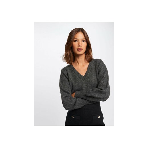 Morgan Sweter 212-MUSLI Szary Relaxed Fit Morgan XL MODIVO