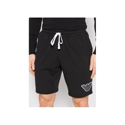 Emporio Armani Underwear Szorty sportowe 111004 2R575 00020 Czarny Regular Fit XL wyprzedaż MODIVO