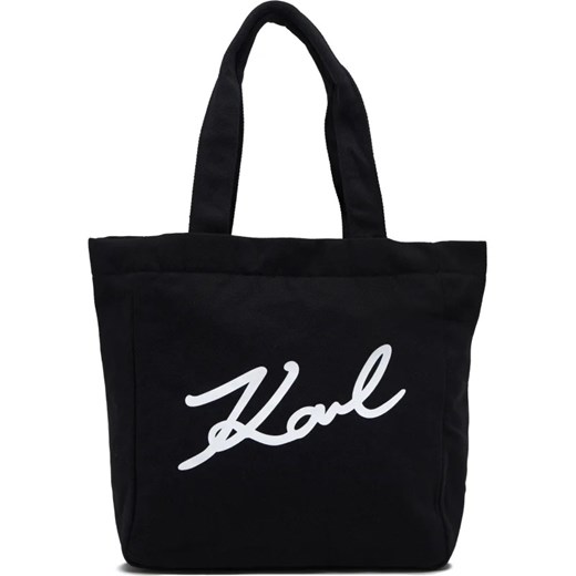 Karl Lagerfeld Shopperka signature canvas Karl Lagerfeld OS okazja Gomez Fashion Store
