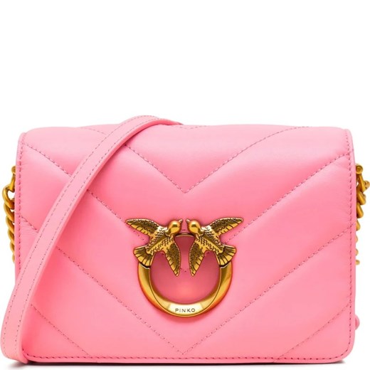 Pinko Skórzana torebka na ramię LOVE CLICK MINI SHEEP NAPPA BI Pinko OS Gomez Fashion Store