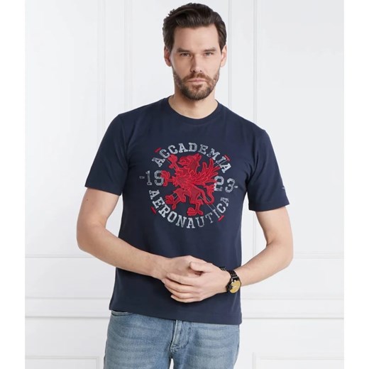T-shirt męski granatowy Aeronautica Militare