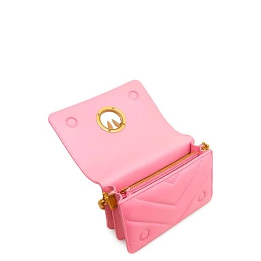 Pinko Skórzana torebka na ramię LOVE CLICK MINI SHEEP NAPPA BI Pinko OS Gomez Fashion Store