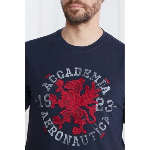 T-shirt męski Aeronautica Militare z krótkimi rękawami