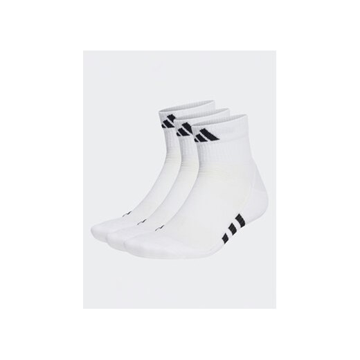 adidas Zestaw 3 par niskich skarpet unisex Mid-Cut Socks 3 Pairs HT3450 Biały M MODIVO