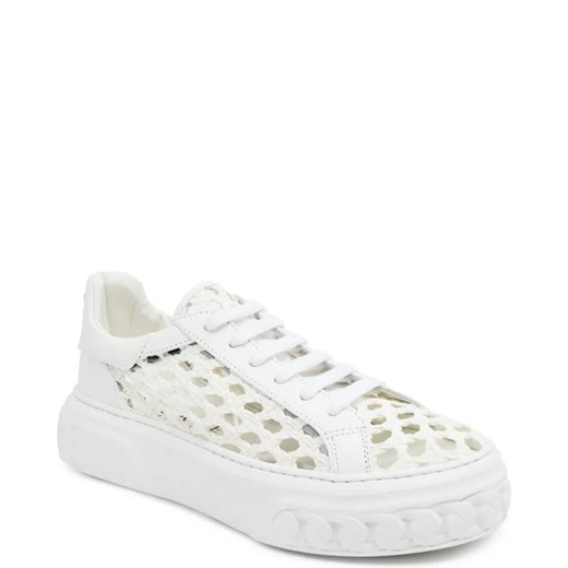 Casadei Skórzane sneakersy Bianco ze sklepu Gomez Fashion Store w kategorii Buty sportowe damskie - zdjęcie 167741447