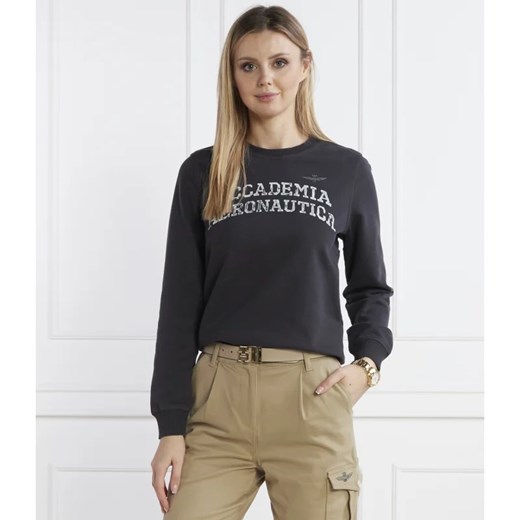 Aeronautica Militare Bluza | Regular Fit ze sklepu Gomez Fashion Store w kategorii Bluzy damskie - zdjęcie 167741469
