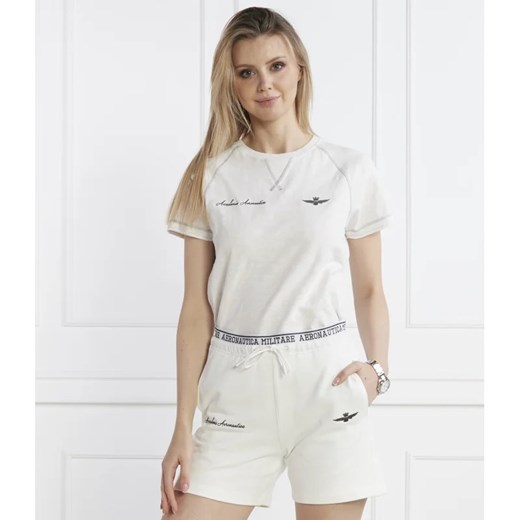 Aeronautica Militare T-shirt | Regular Fit ze sklepu Gomez Fashion Store w kategorii Bluzki damskie - zdjęcie 167741499