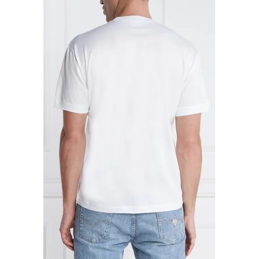 T-shirt męski Emporio Armani biały z napisami