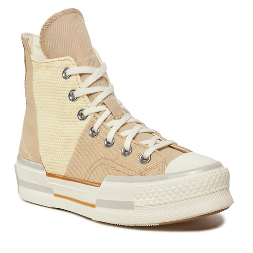 Trampki Converse Chuck 70 Plus Colorblock A03498C Beżowy Converse 41 eobuwie.pl