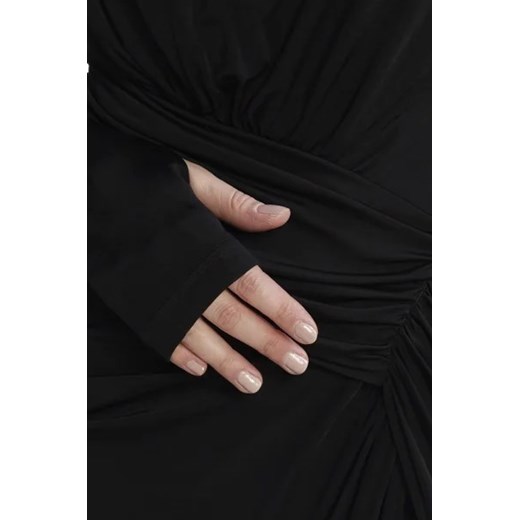 Sukienka Pinko asymetryczna czarna bez rękawów 