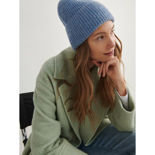 Płaszcz damski Reserved zielony 