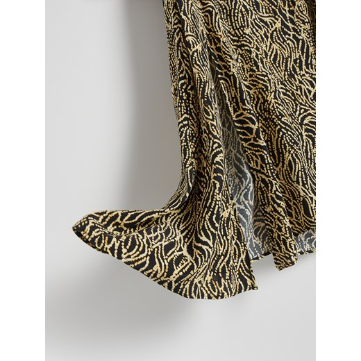 Reserved sukienka maxi wielokolorowa rozkloszowana 