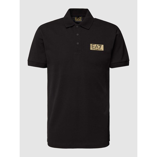 Koszulka polo z naszywką z logo ze sklepu Peek&Cloppenburg  w kategorii T-shirty męskie - zdjęcie 167749167