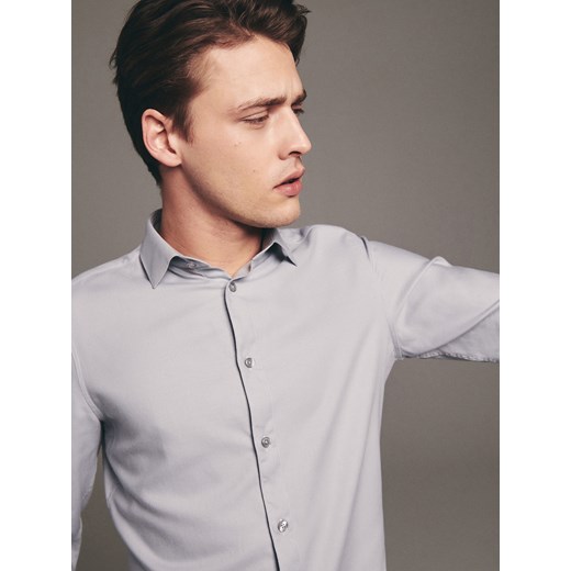 Reserved - Koszula slim fit - jasnoszary Reserved XL wyprzedaż Reserved