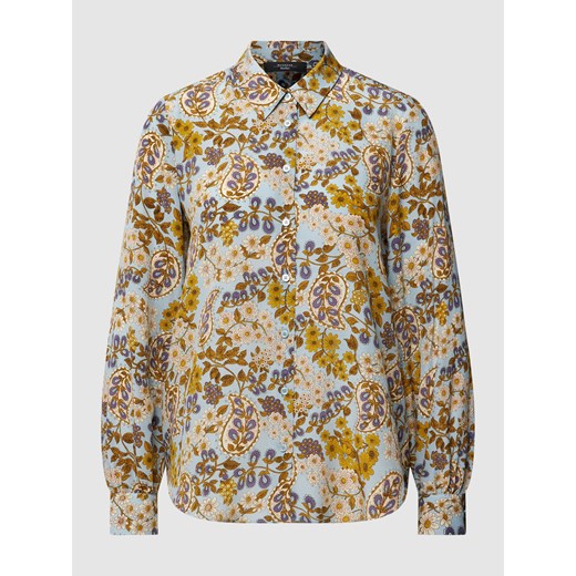Bluzka jedwabna ze wzorem na całej powierzchni model ‘BELFAST’ ze sklepu Peek&Cloppenburg  w kategorii Koszule damskie - zdjęcie 167754519
