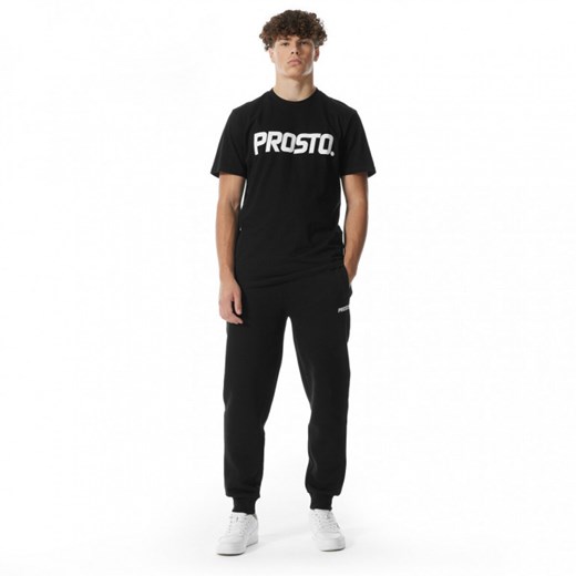 Męskie spodnie dresowe Prosto Gonno - czarne S Sportstylestory.com okazyjna cena