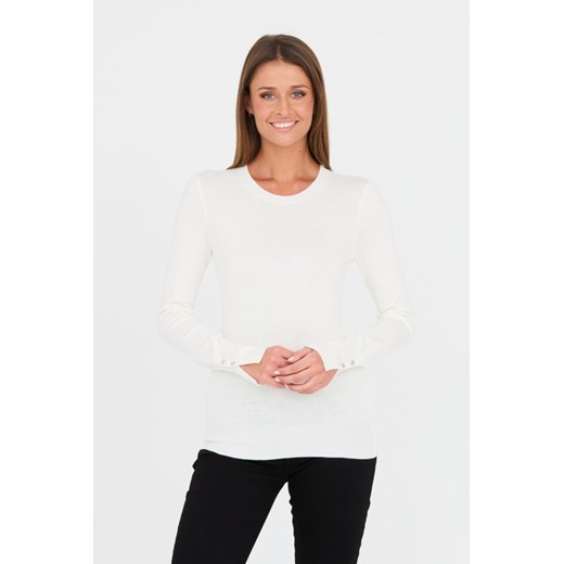 GUESS Beżowy damski cienki sweter, Wybierz rozmiar XL ze sklepu outfit.pl w kategorii Swetry damskie - zdjęcie 167757715