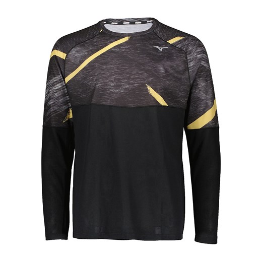 Mizuno Koszulka funkcyjna &quot;Thermal Charge&quot; w kolorze czarno-szarym ze sklepu Limango Polska w kategorii T-shirty męskie - zdjęcie 167760015