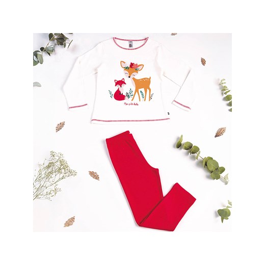 mon P´tit Dodo Piżama w kolorze biało-czerwonym ze sklepu Limango Polska w kategorii Piżamy dziecięce - zdjęcie 167760617