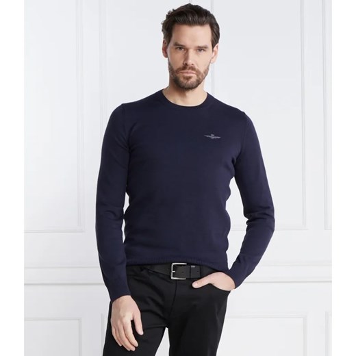 Aeronautica Militare Sweter | Regular Fit ze sklepu Gomez Fashion Store w kategorii Swetry męskie - zdjęcie 167763766
