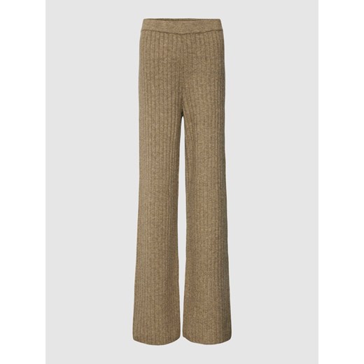 Spodnie materiałowe z efektem prążkowania — NovaLanaLove x P&C* ze sklepu Peek&Cloppenburg  w kategorii Spodnie damskie - zdjęcie 167764939