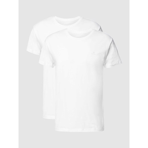 T-shirt z nadrukiem z logo w zestawie 2 szt. Gant M promocja Peek&Cloppenburg 