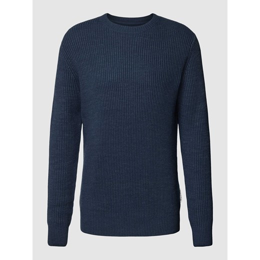 Sweter z dzianiny z okrągłym dekoltem ze sklepu Peek&Cloppenburg  w kategorii Swetry męskie - zdjęcie 167765118