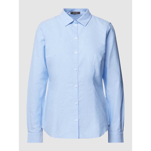 Bluzka koszulowa w jednolitym kolorze ze sklepu Peek&Cloppenburg  w kategorii Koszule damskie - zdjęcie 167765248